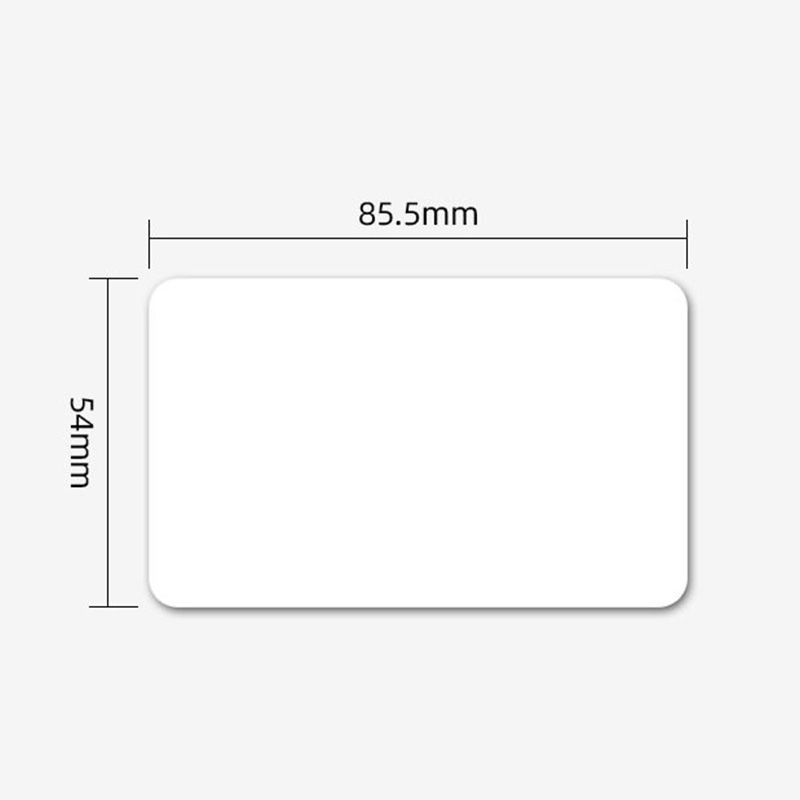 125KHz EM4100/ EM4200 PVC RFID Plain Card LF Blank Card