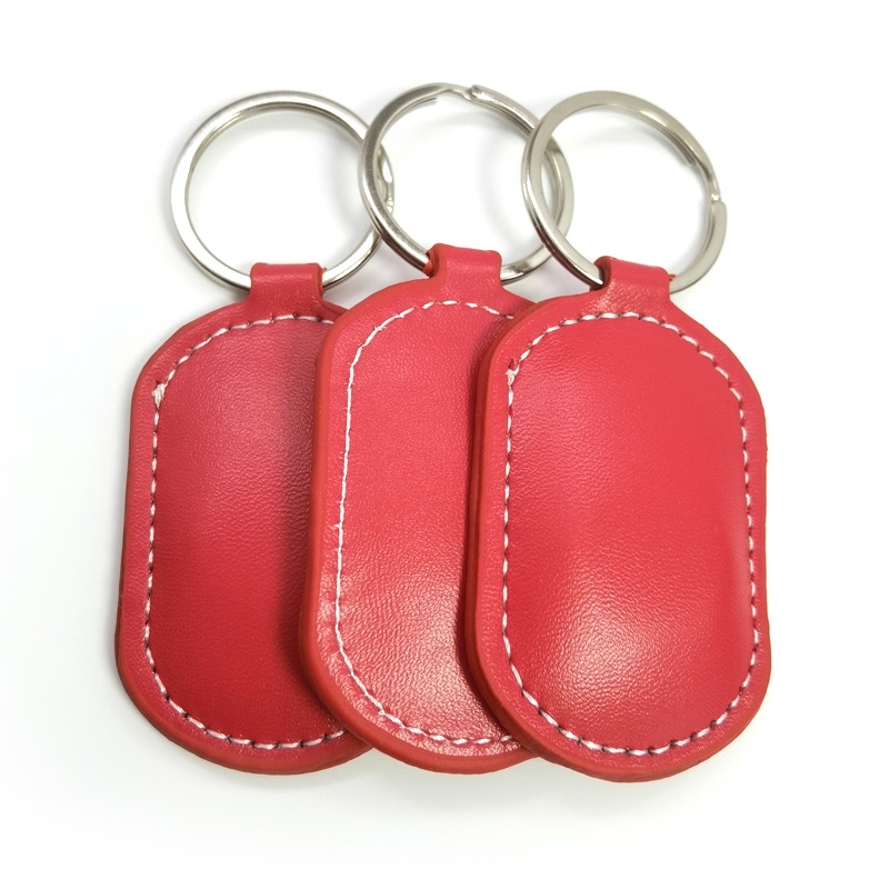 NTAG213/NTAG215/NTAG216 Access Control Leather KeyFob