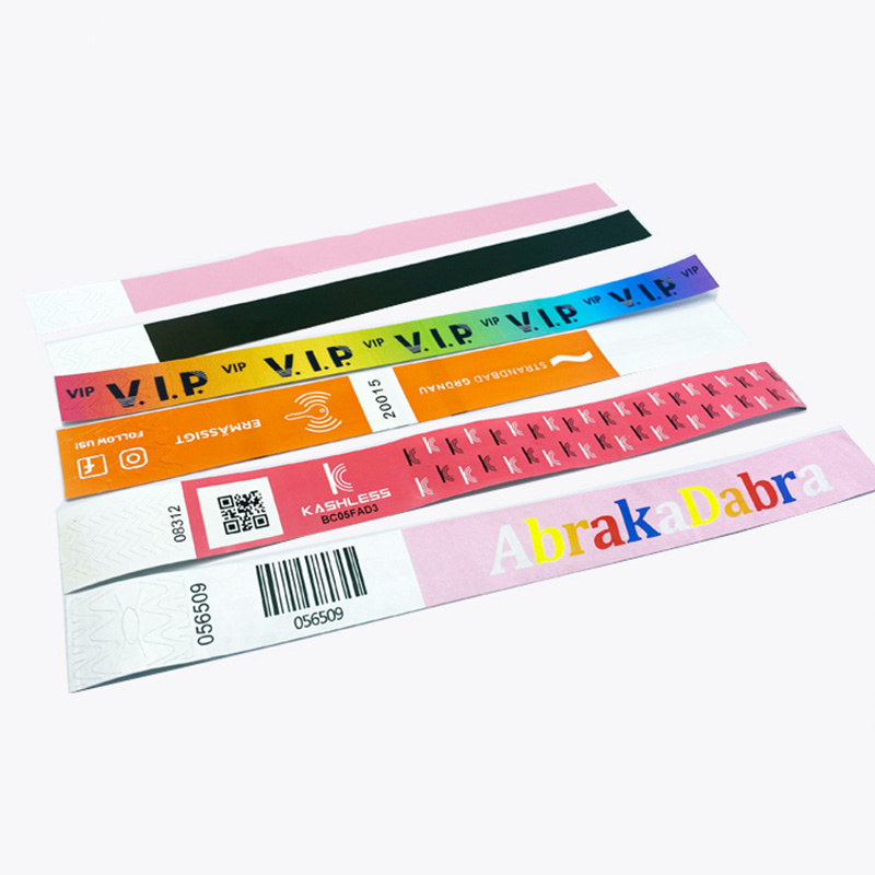 Printable RFID Tyvek Wristband 