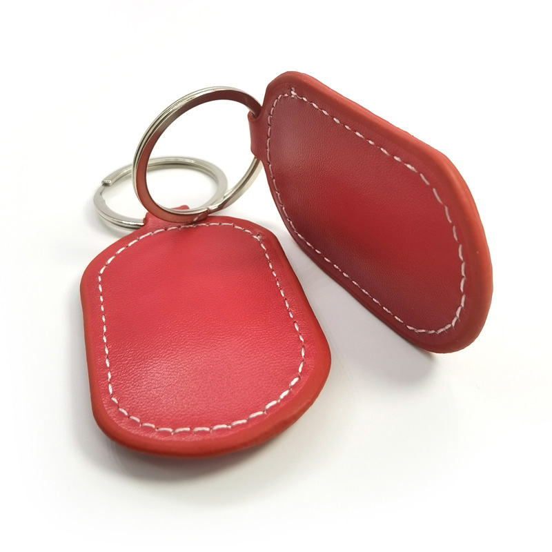 NTAG213/NTAG215/NTAG216 Access Control Leather KeyFob