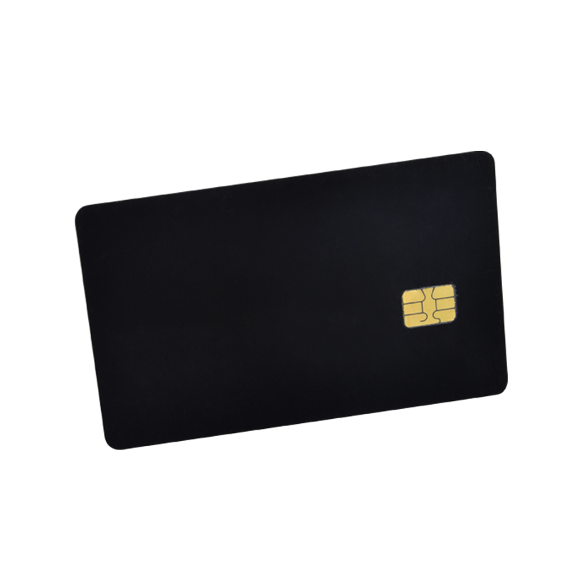 Brushed Gold Customized Craft RFID Contact Card