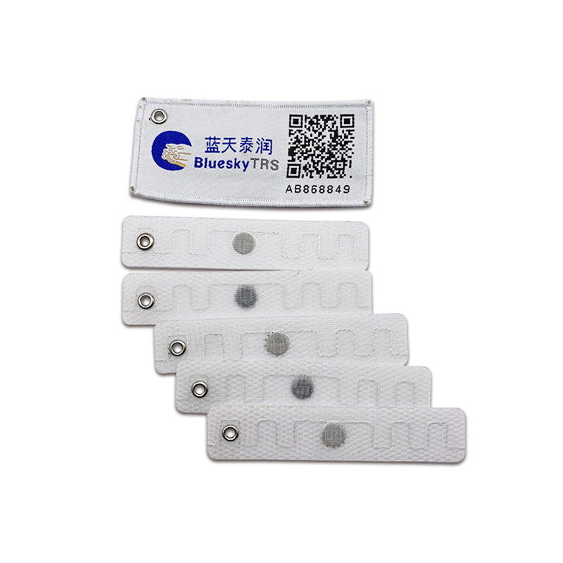 Customized QR Code Eyelet RFID Laundry Tag