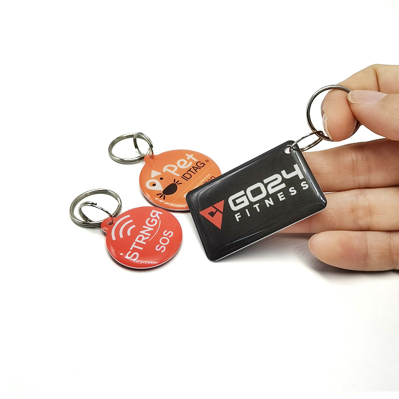 Manufacture Programmable RFID Epoxy Keychain