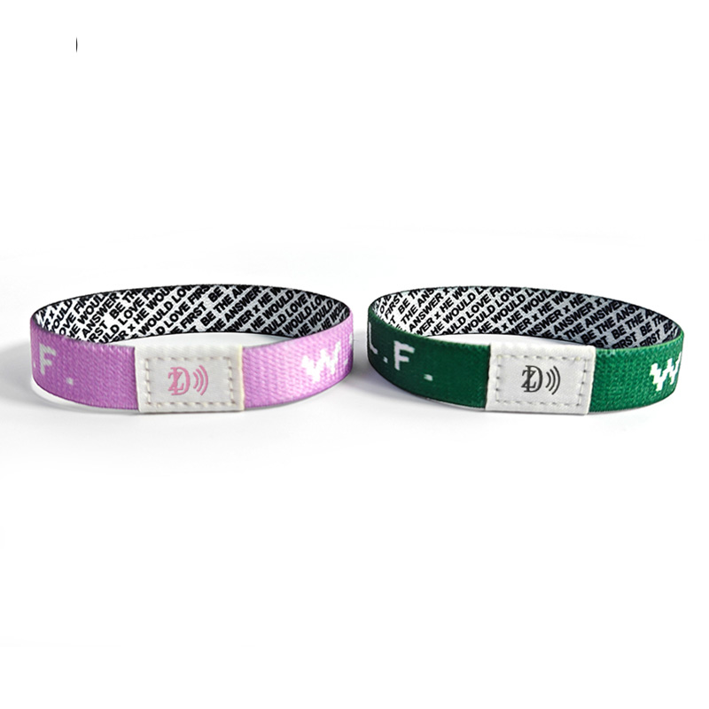 Writable Elastic NFC Wristband