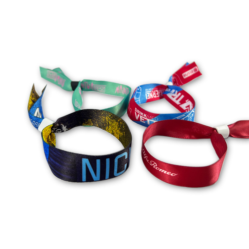 Custom Colorful NFC Fabric Wristband