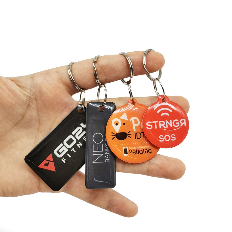 Manufacture Programmable RFID Epoxy Keychain