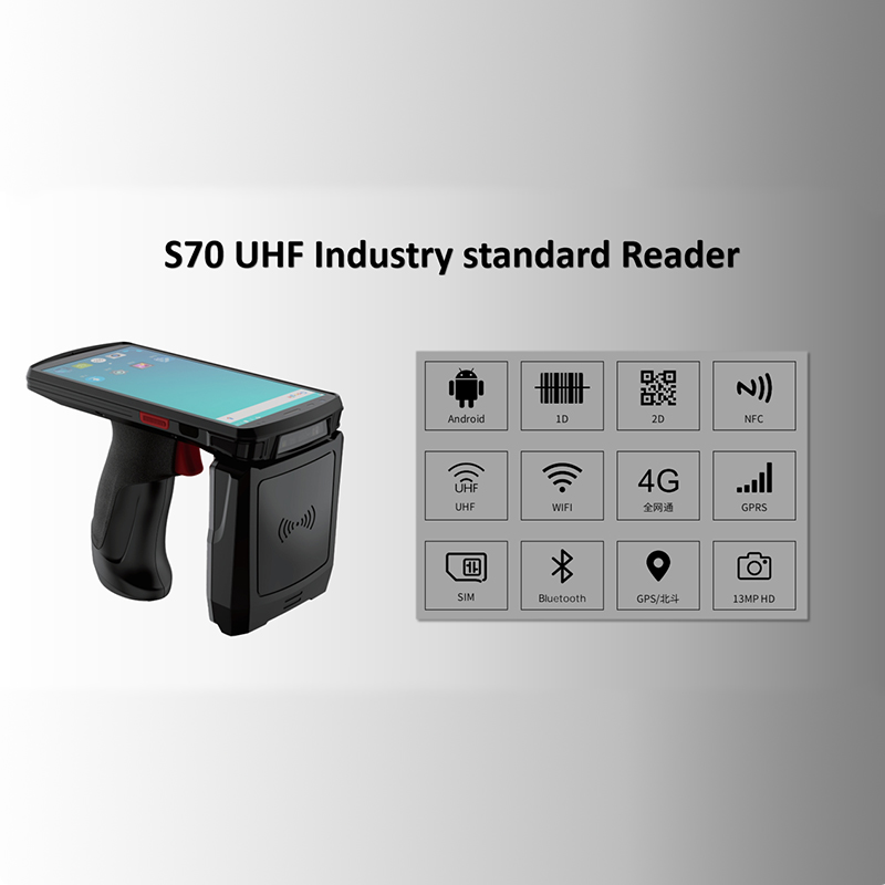 Android 9.0 Touch Smart Mobile Phone NFC/UHF RFID Reader