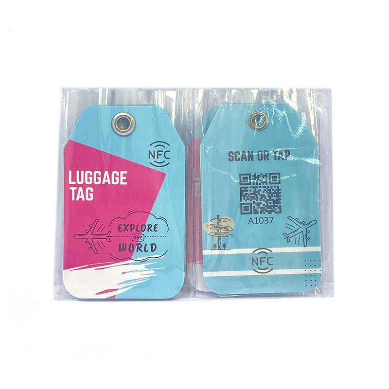 Customized Printing NFC PVC Travel Baggage Tracking RFID Tag