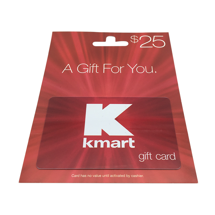 CR80 Custom Full Color PVC Gift Card with backer