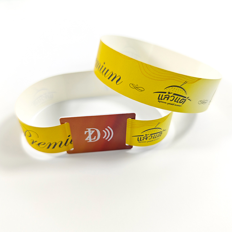 Customized Printing  Synthetic Paper Festival Wristband