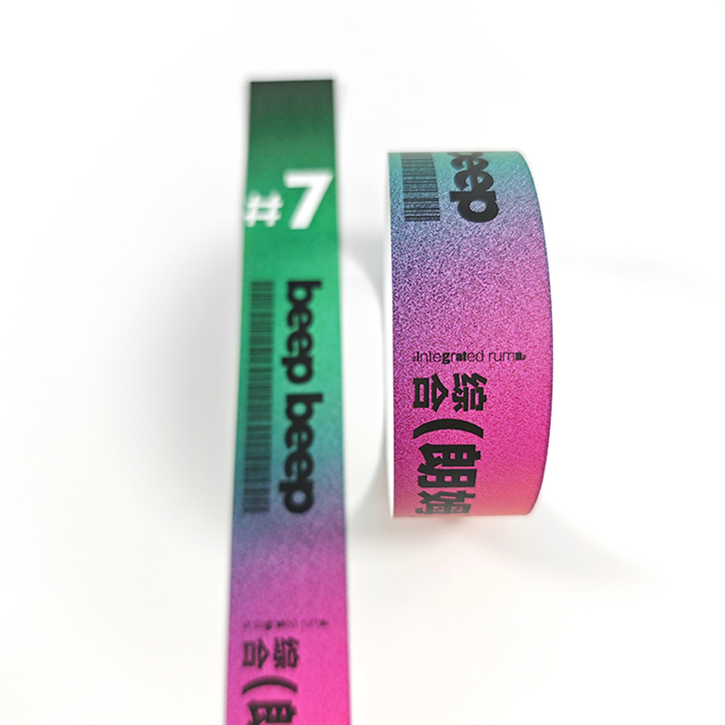 Customized Printing  Synthetic Paper Festival Wristband