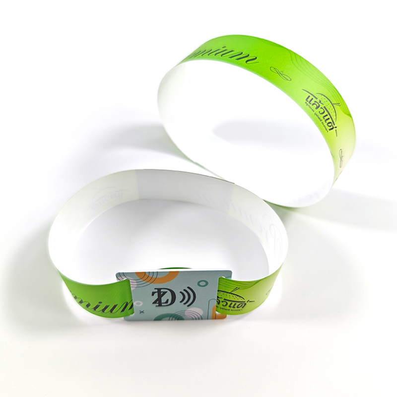 Customized Printing  Synthetic Paper Festival Wristband