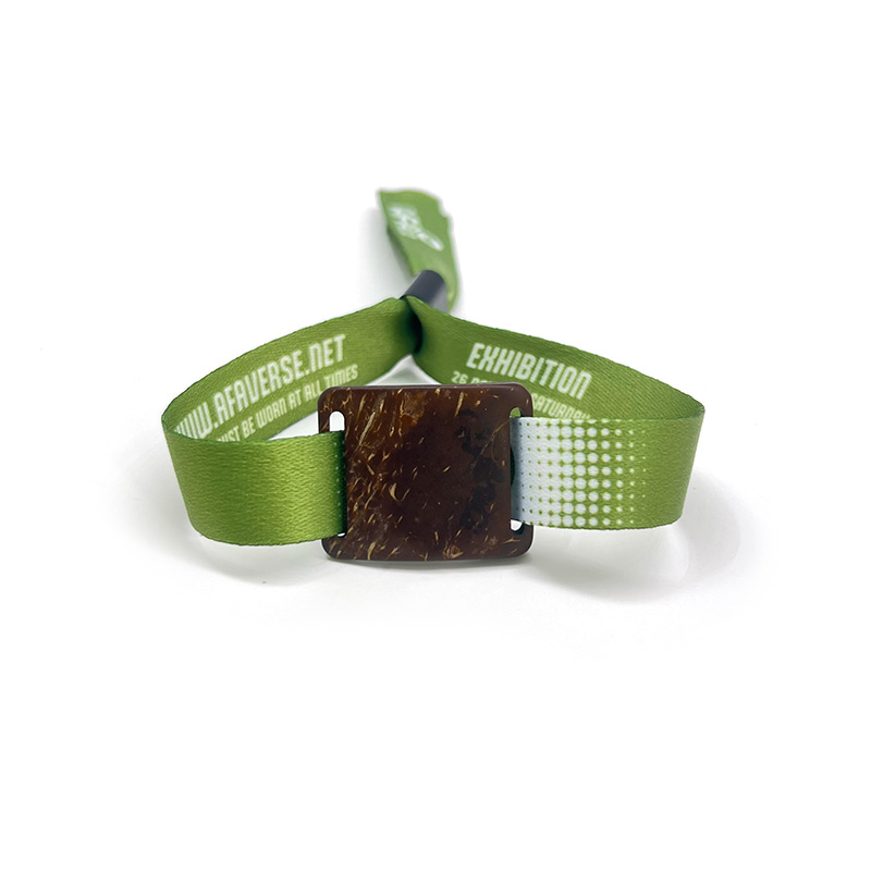 Recycled Coconut Shells NFC Wristband