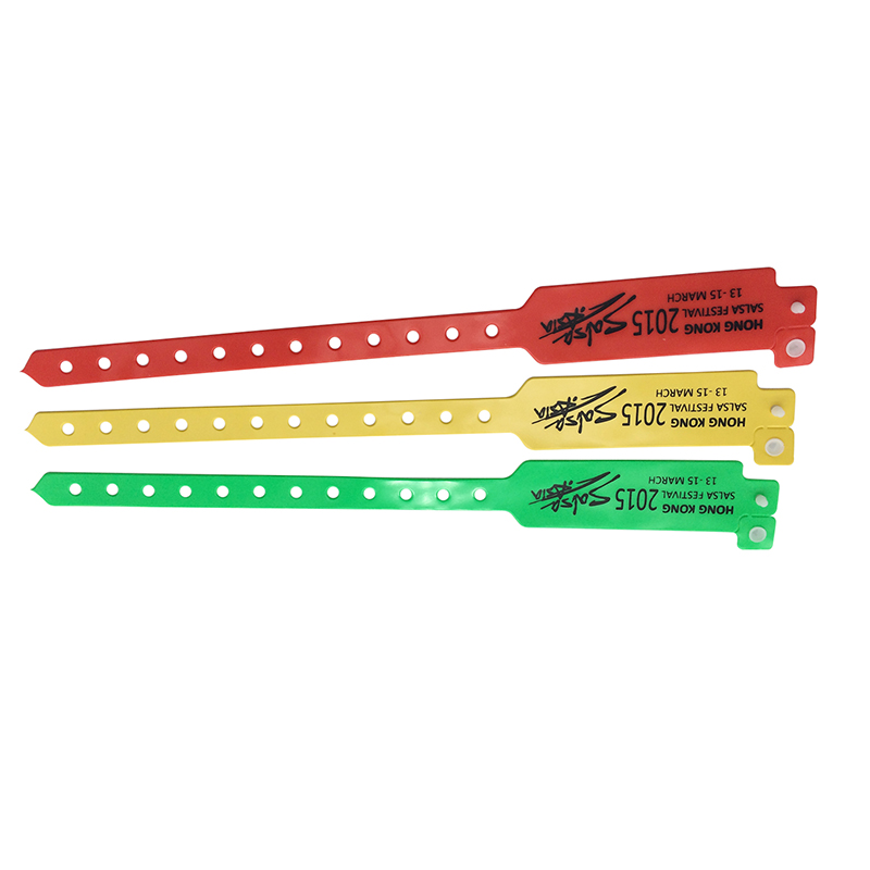 Disposable  Alien H3/4 UHF RFID Soft PVC Wristband 