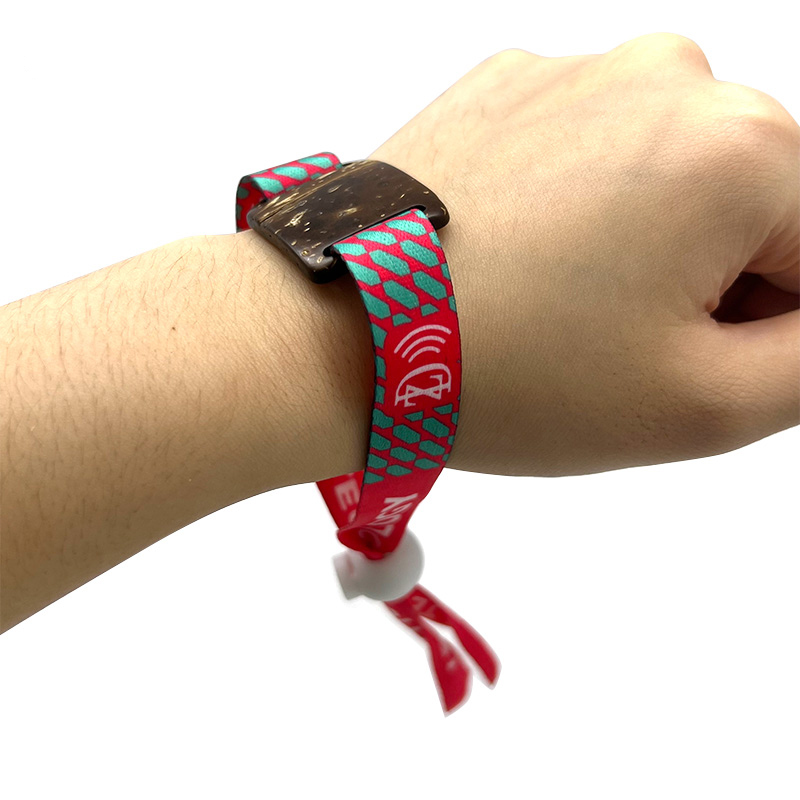 Recycled Coconut Shells NFC Wristband