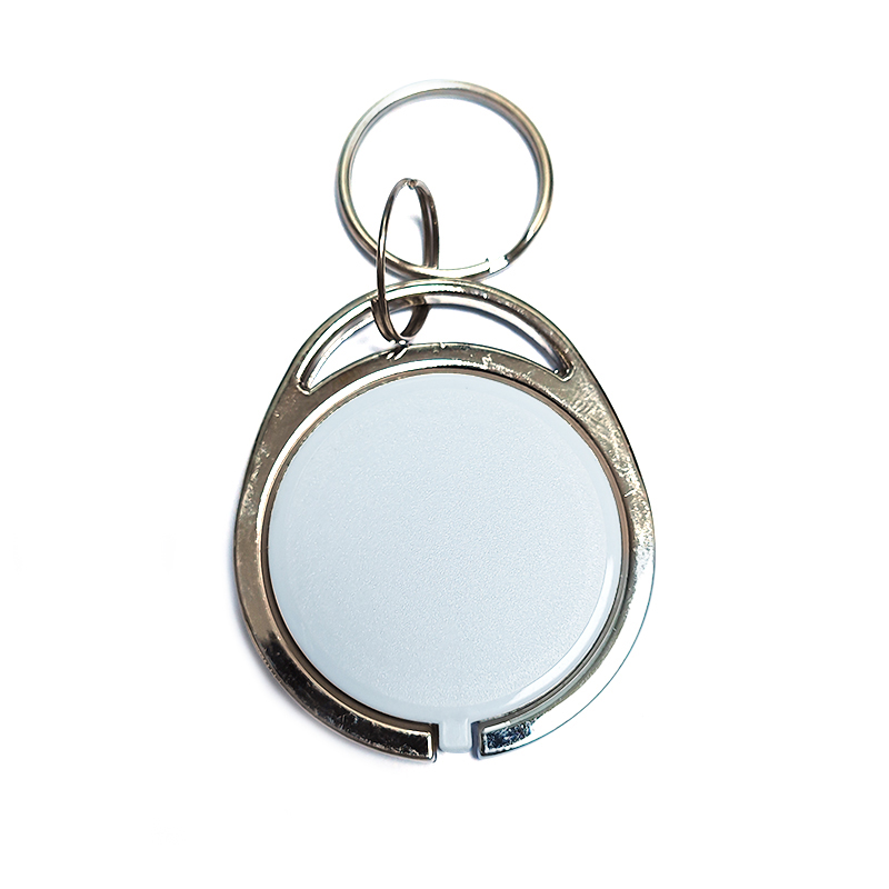 Metal Edge NFC Keyfob DESFIRE EV1/2/3 RFID ABS Keychain