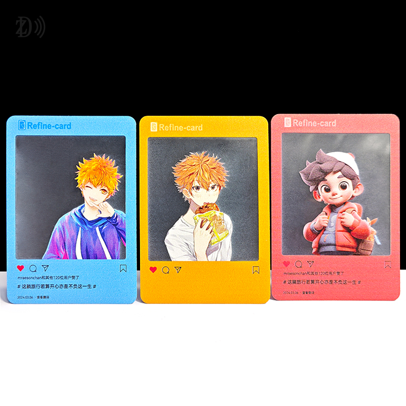 Customzied Printing NTAG213 PVC Transparent Business  Card