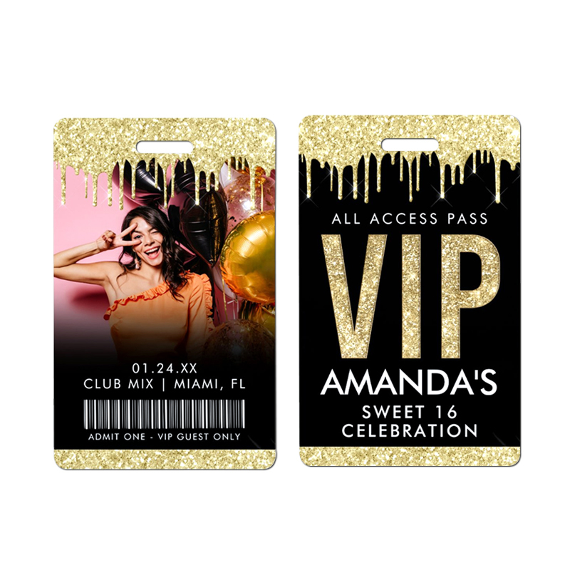 Custom VIP Pass Badge MIFARE Ultralight EV1  Festival  Event ID Badge