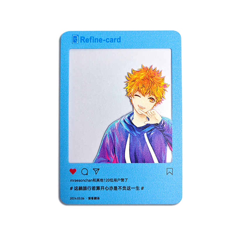 Customzied Printing NTAG213 PVC Transparent Business  Card