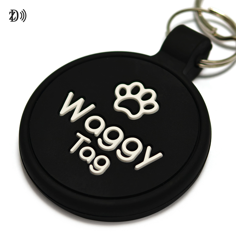 Customized LOGO/QR CODE Dog Cat NFC Silicone Pet Tag