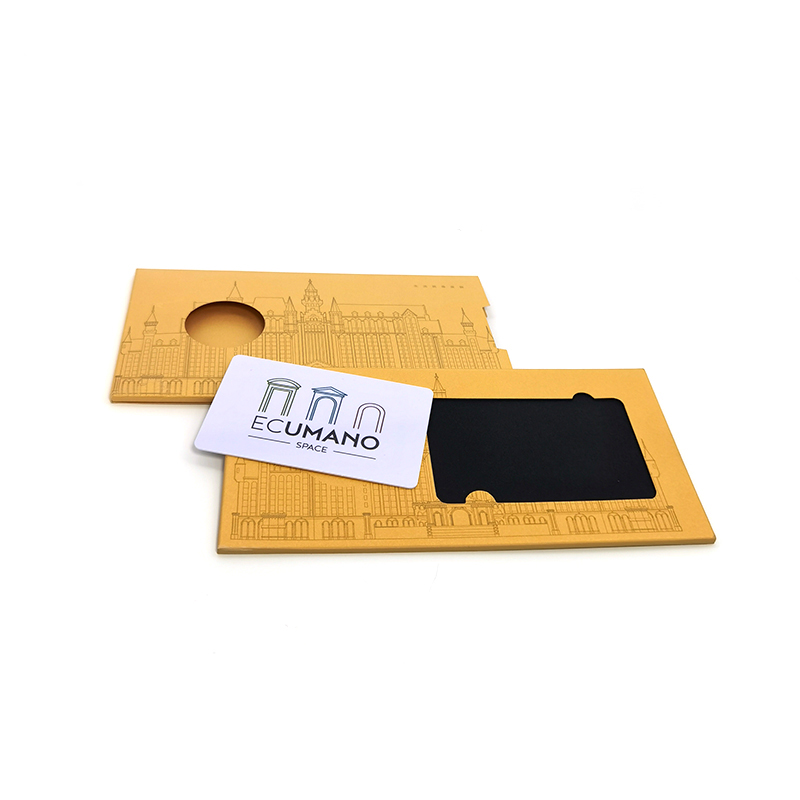 Printed Custom RFID Paper Package 13.56MHz NFC Chip Gift Card RFID Gift Box Package