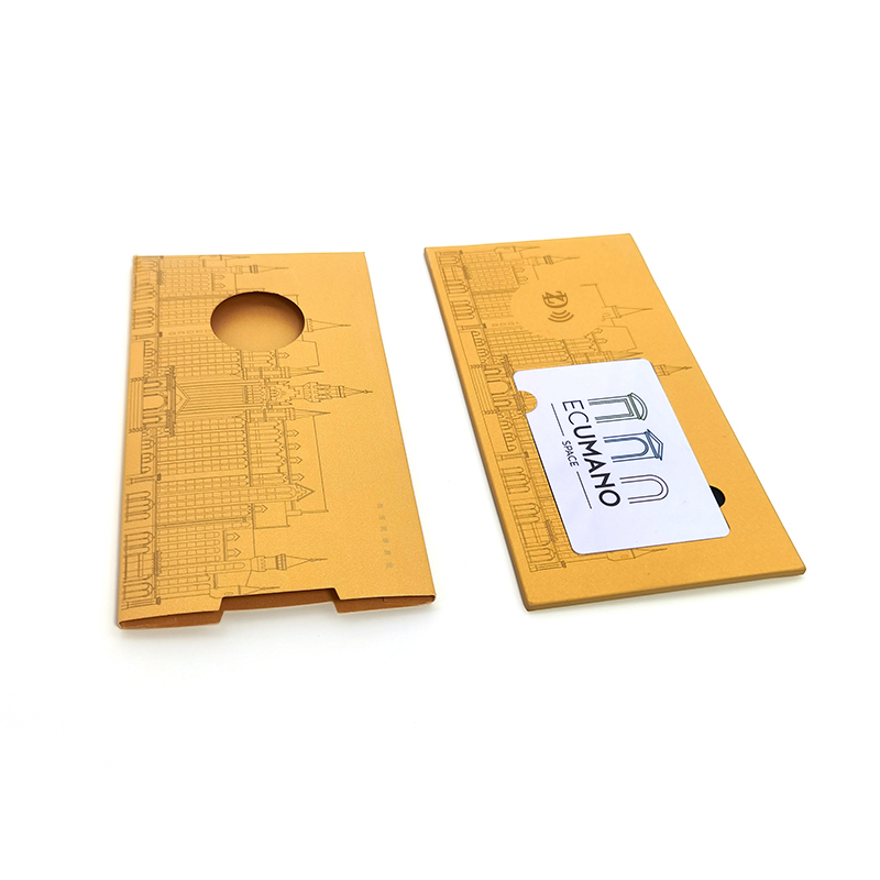 Printed Custom RFID Paper Package 13.56MHz NFC Chip Gift Card RFID Gift Box Package