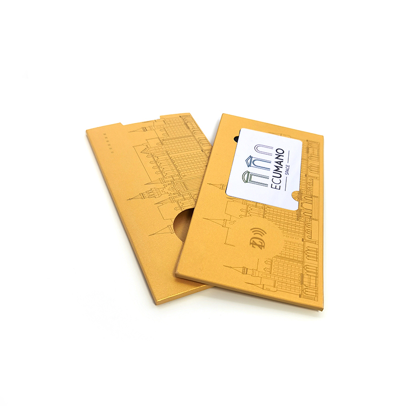 Printed Custom RFID Paper Package 13.56MHz NFC Chip Gift Card RFID Gift Box Package