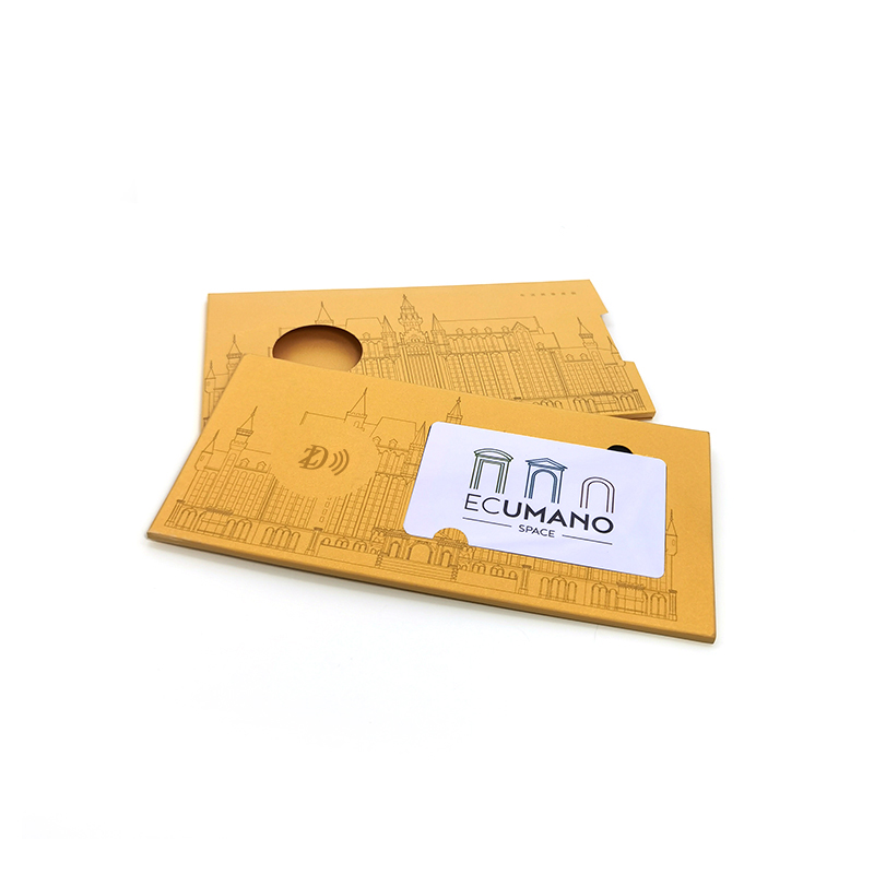 Printed Custom RFID Paper Package 13.56MHz NFC Chip Gift Card RFID Gift Box Package