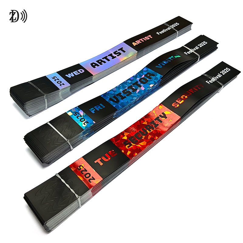 Disposable Synthetic Paper RFID Wristband for Event & Access Control