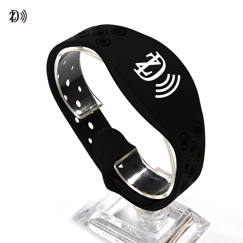 Perforated NFC Silicone Wristband