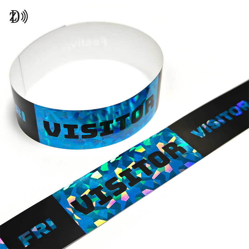 Disposable Synthetic Paper RFID Wristband for Event & Access Control