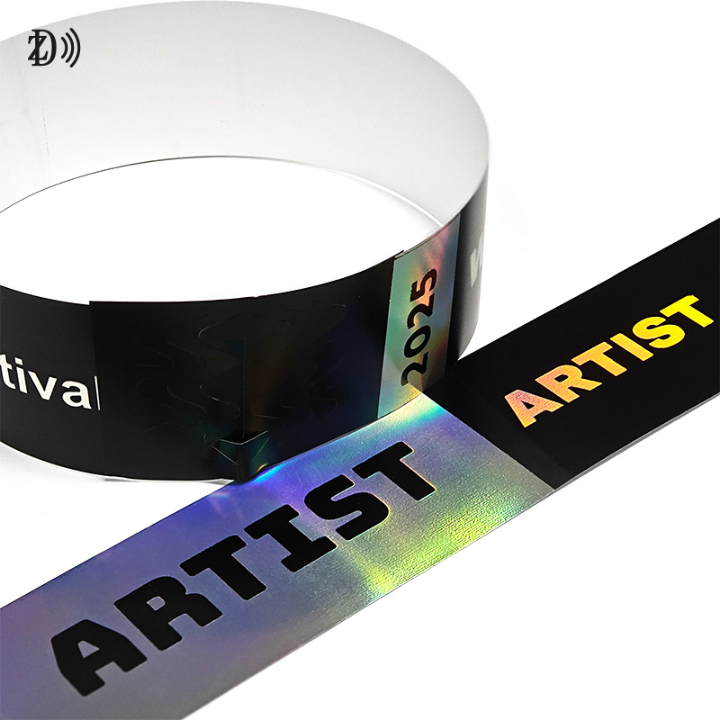 Disposable Synthetic Paper RFID Wristband for Event & Access Control