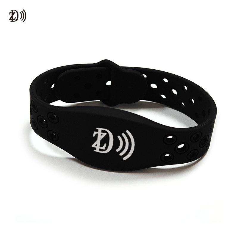 Perforated NFC Silicone Wristband