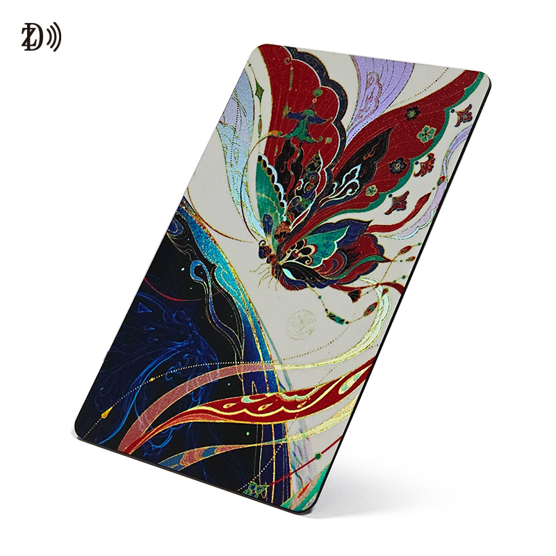 UV Embossed Card with Hologram