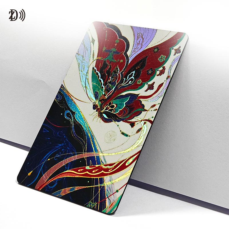 UV Embossed Card with Hologram