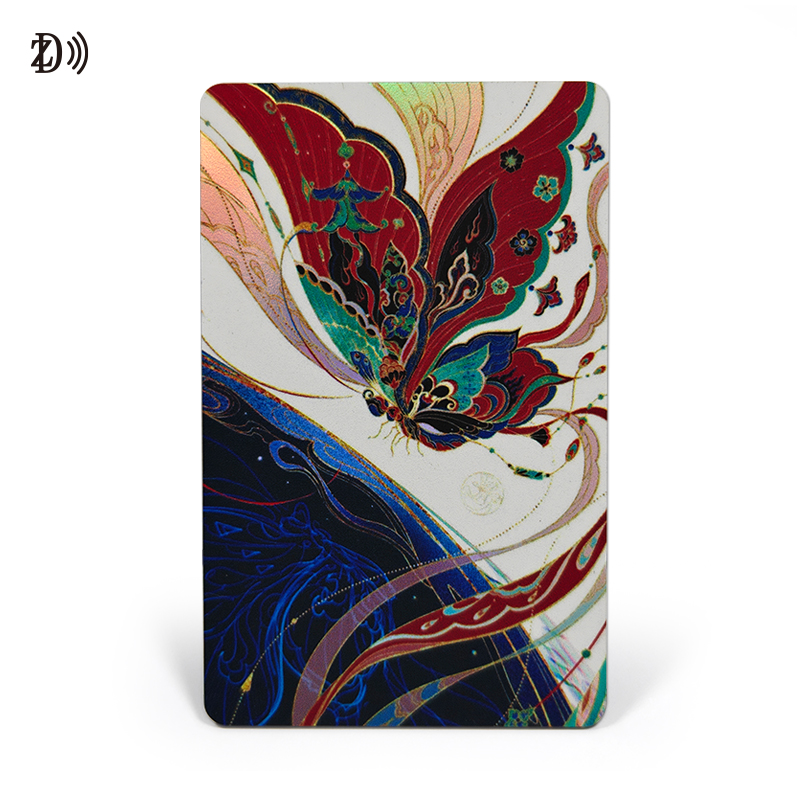 UV Embossed Card with Hologram