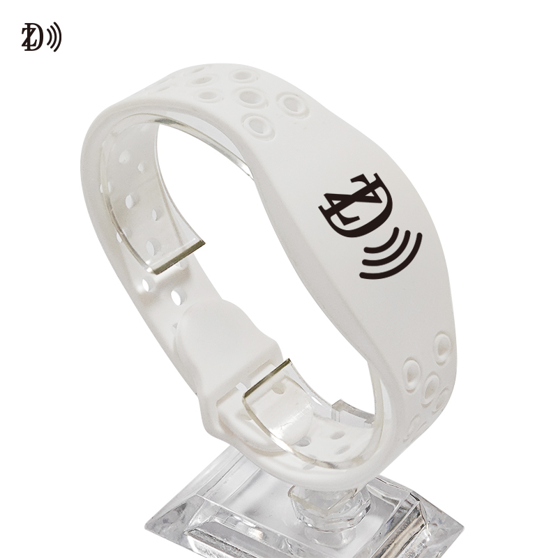 Perforated NFC Silicone Wristband