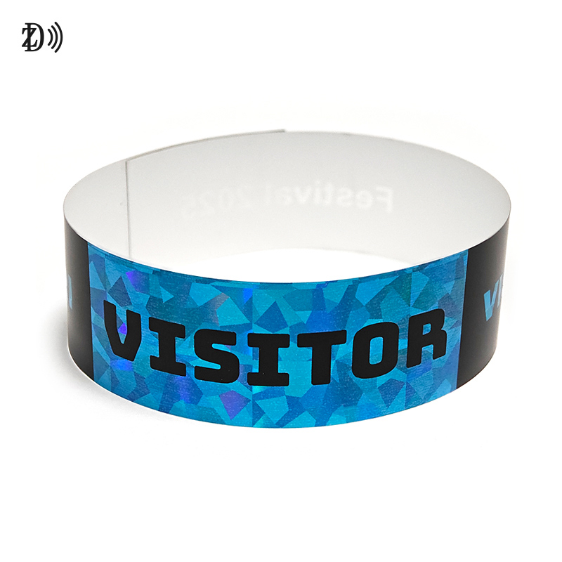 Disposable Synthetic Paper RFID Wristband for Event & Access Control