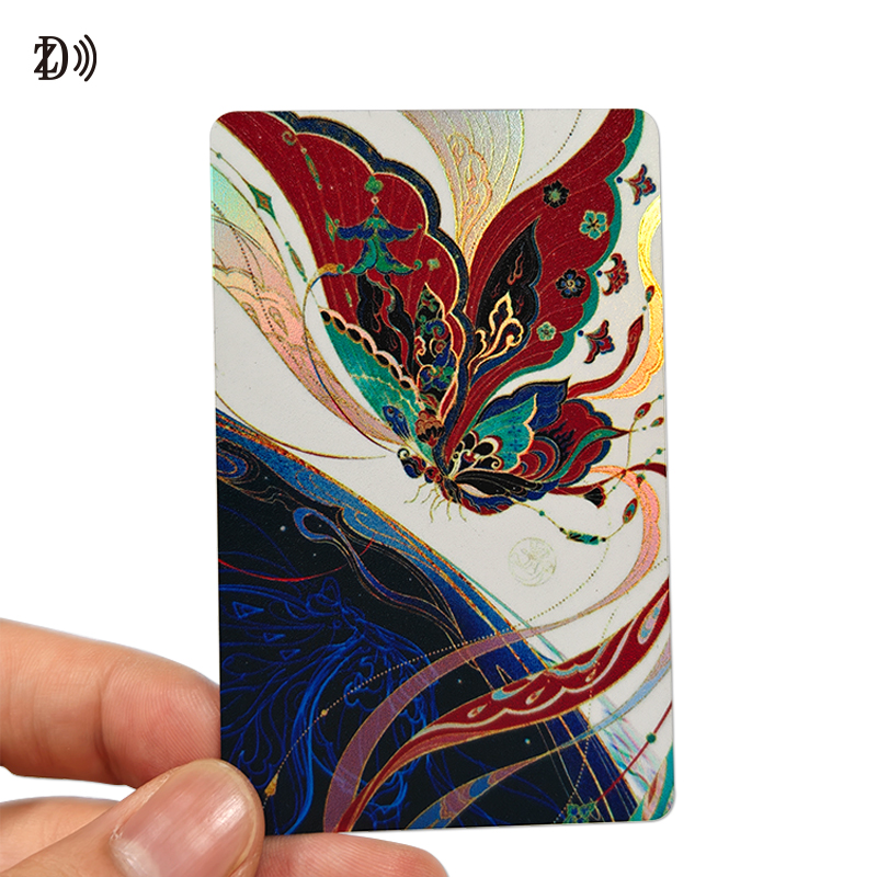 UV Embossed Card with Hologram