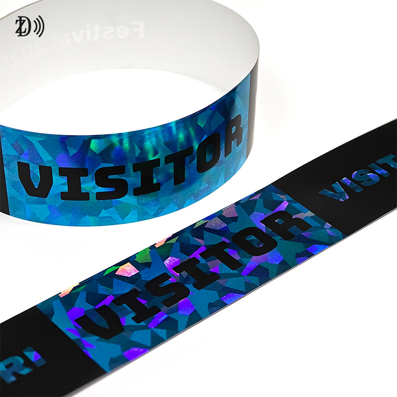 Disposable Synthetic Paper RFID Wristband for Event & Access Control