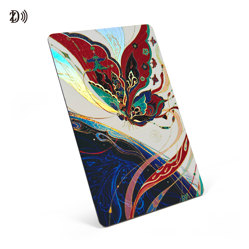 UV Embossed Card with Hologram