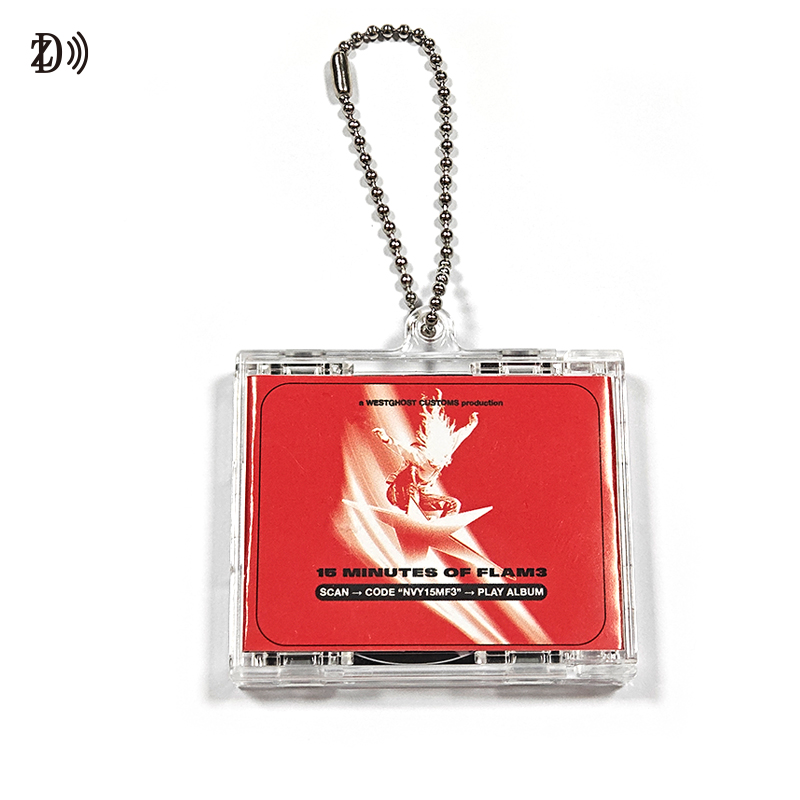 Custom Acrylic Mini Album NFC Keychain