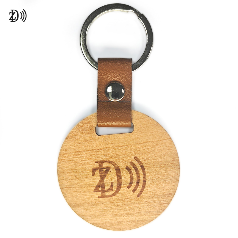 NFC Wooden Keychain