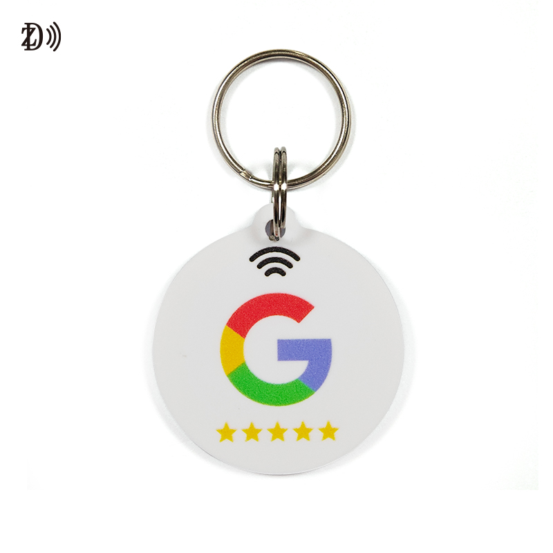 Social Media NFC Google Keychian