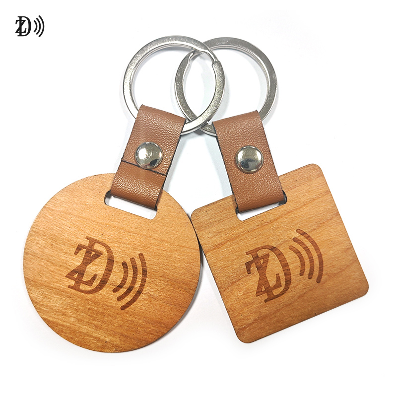 NFC Wooden Keychain