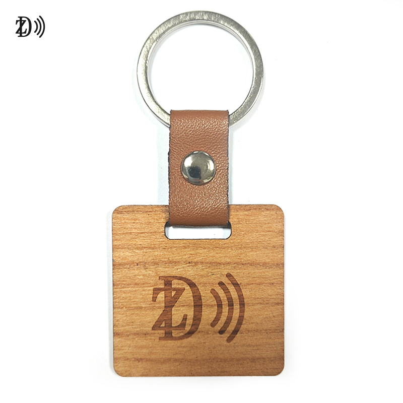 NFC Wooden Keychain