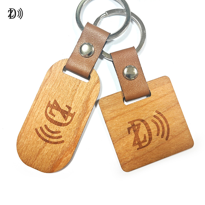 NFC Wooden Keychain