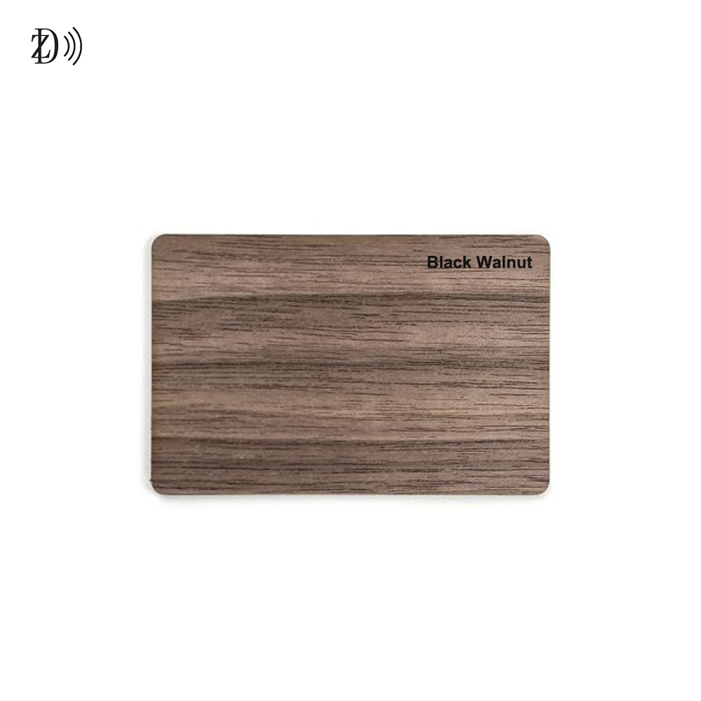 Digital Business black walnut NFC Wooden Card 