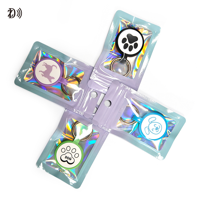Silicone Pet Tag with Packaging