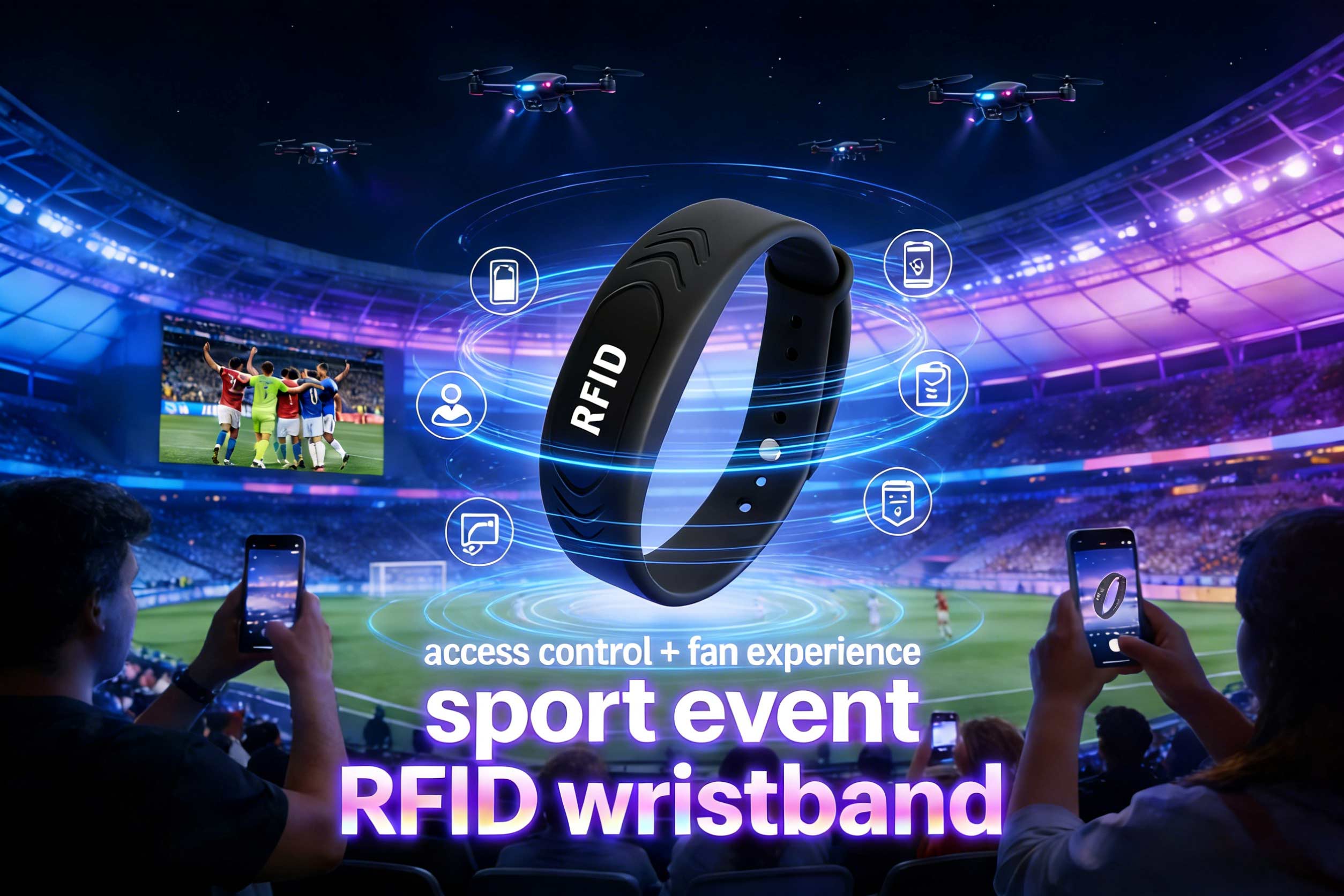 RFID Sport Silicone Wristband